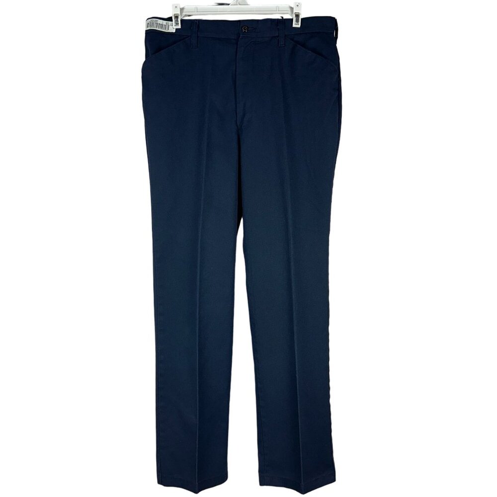 Aramark Men's Blue Uniform Work Pants Size 34X32